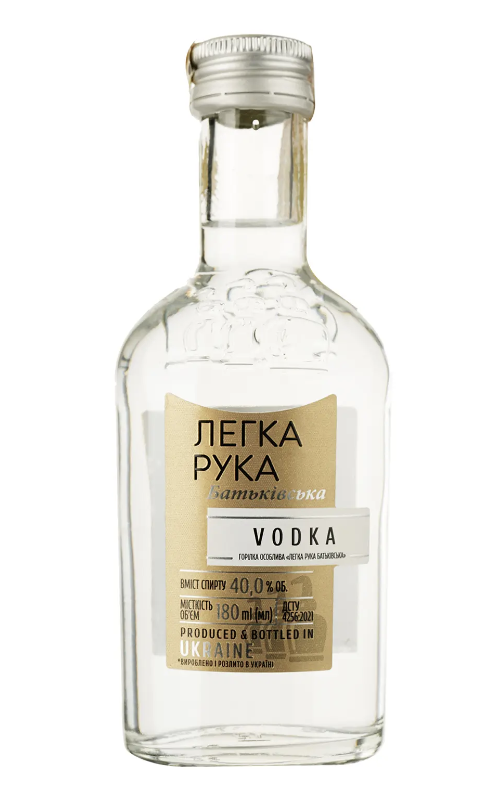 Горілка Легка Рука Батьківська 40% 0.18 л